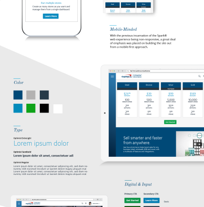 Capital One Spark Business Web Redesign